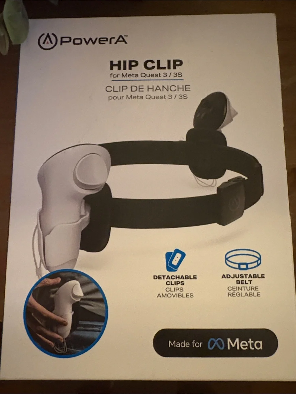 VR Controller Hip Clip Holster | PowerA Meta Quest 3 /‎ 3S  - NEW
